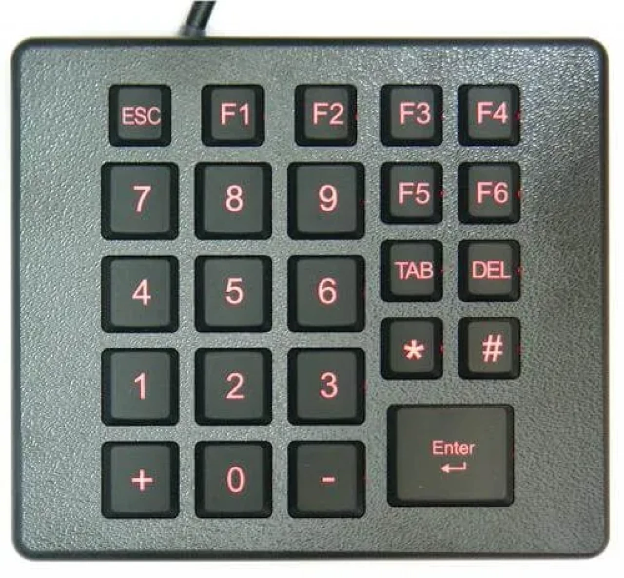 IP65 klassat numeriskt tangentbord med funktionsknappar